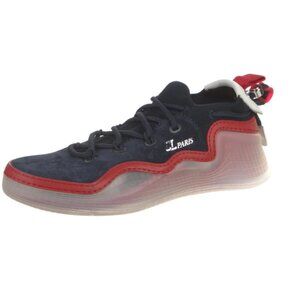 Christian Louboutin - Suede Colorblock Pattern Sneakers